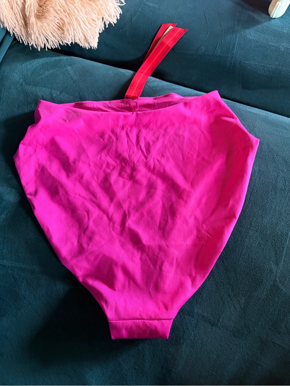 Left On Friday High Rise Bikini Bottom - Hot Pink - Picture 8 of 8